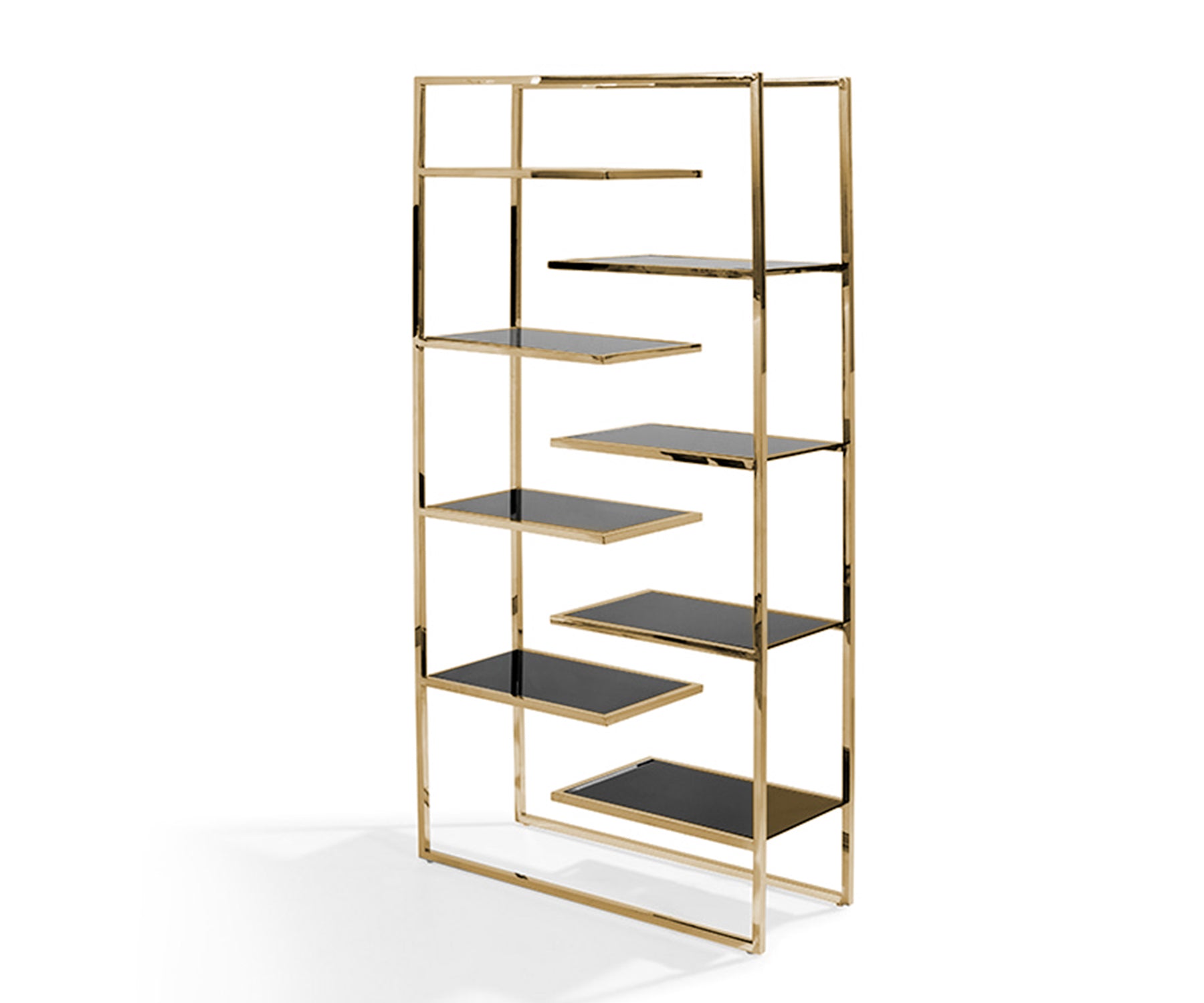 Alba Display Unit Brass Finish