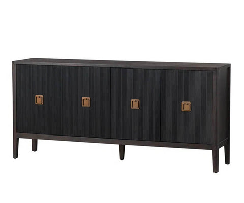 Amir Sideboard 4 Doors Black