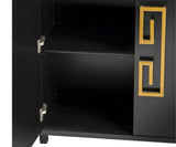 Calliope Sideboard 4 Doors Black