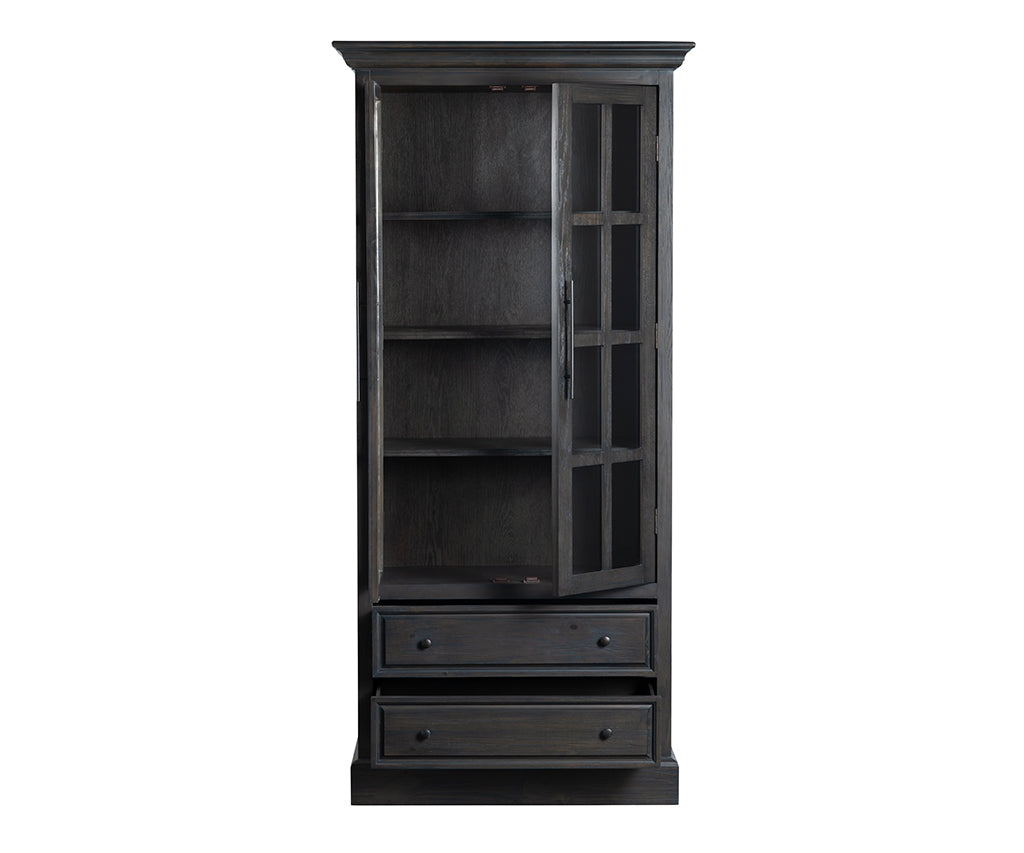 Camden Cabinet With Rustic Black