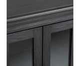 Camden Cabinet With Rustic Black