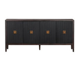 Amir Sideboard 4 Doors Black