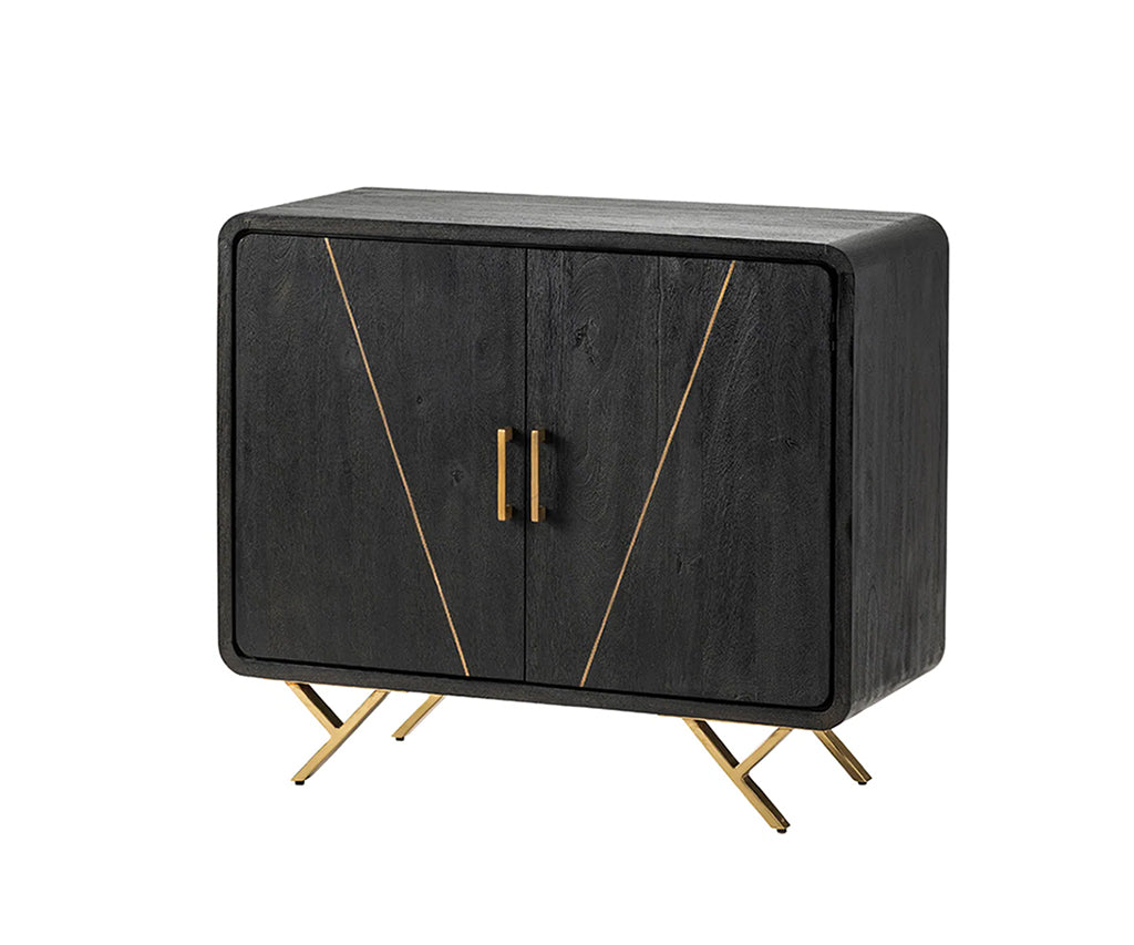 Maven 2 Doors Sideboard Black