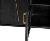 Maven 4 Doors Sideboard Black