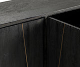 Maven 4 Doors Sideboard Black