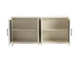 Priscilla 4 Doors Sideboard White & Mirrored