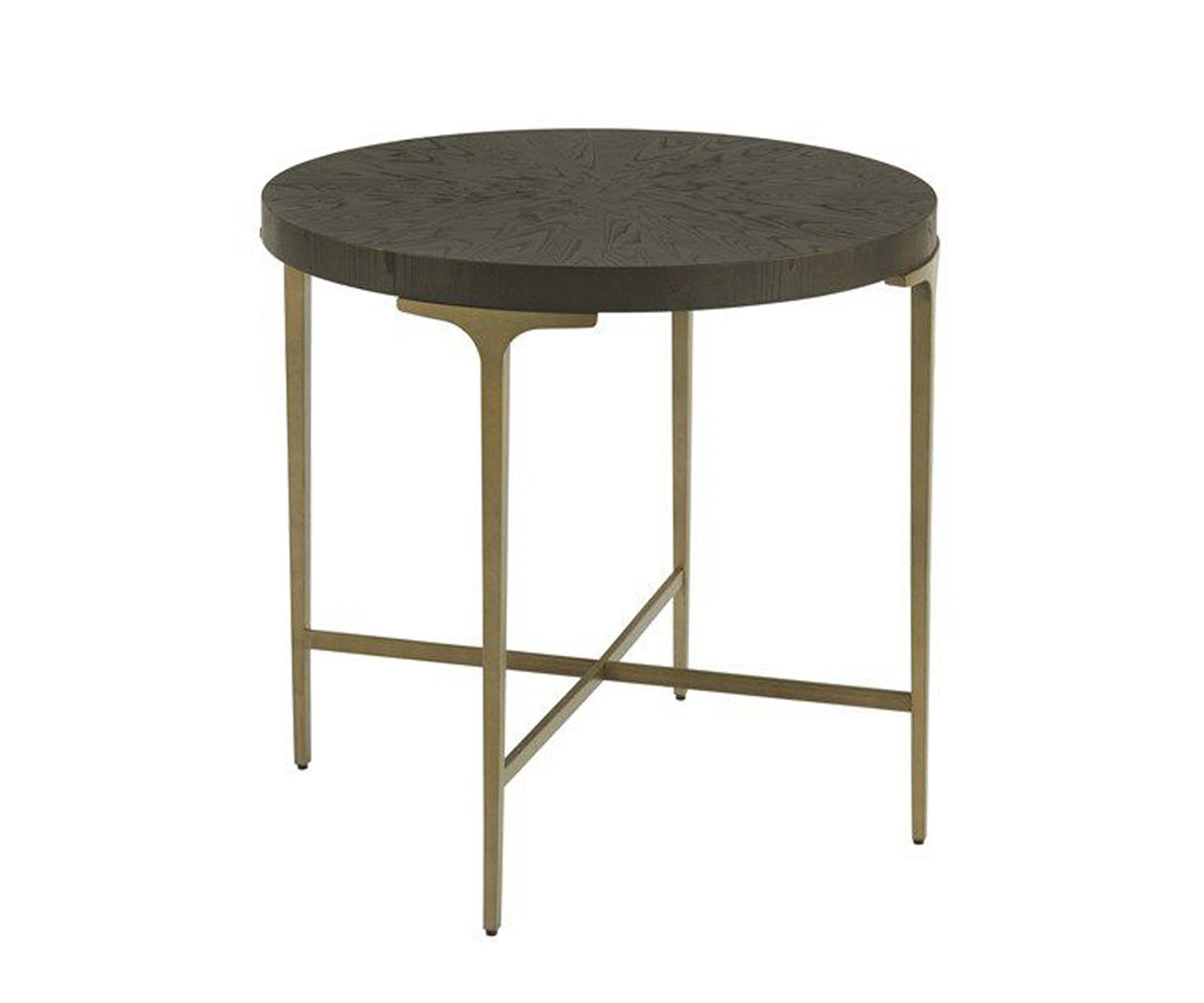 Chicago Round Oak Side Table