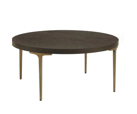 Chicago Round Oak Coffee Table