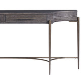 Austin Console Table Dark Grey Oak