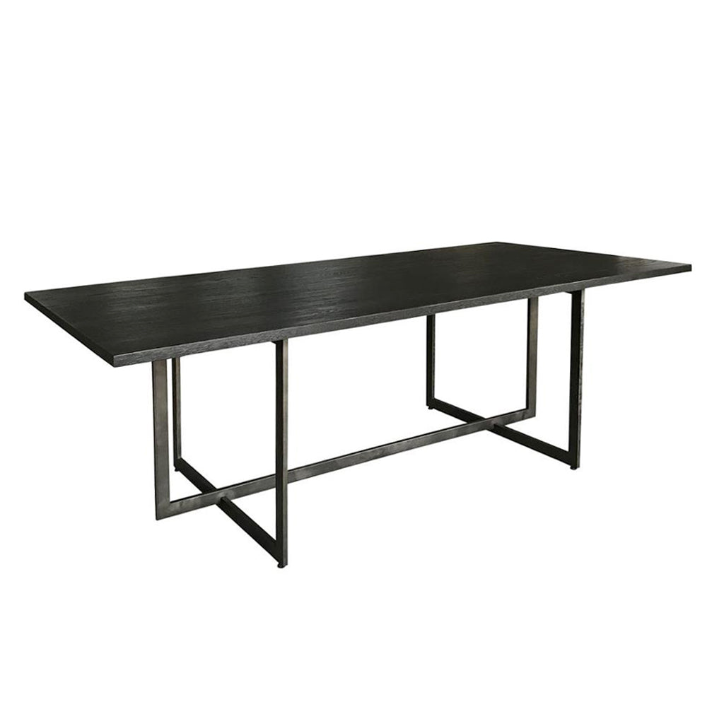 Kimberly Black Oak Dining Table