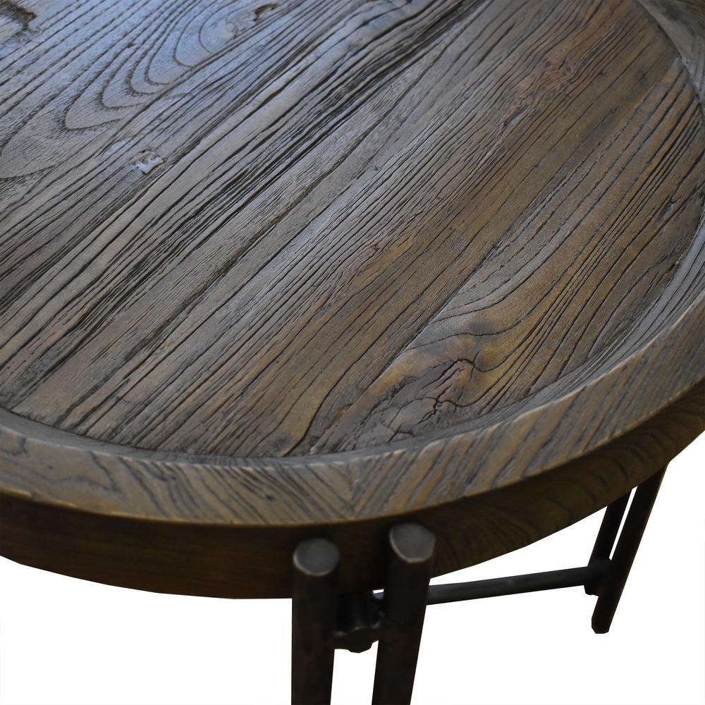 Logan Round Oak Coffee Table