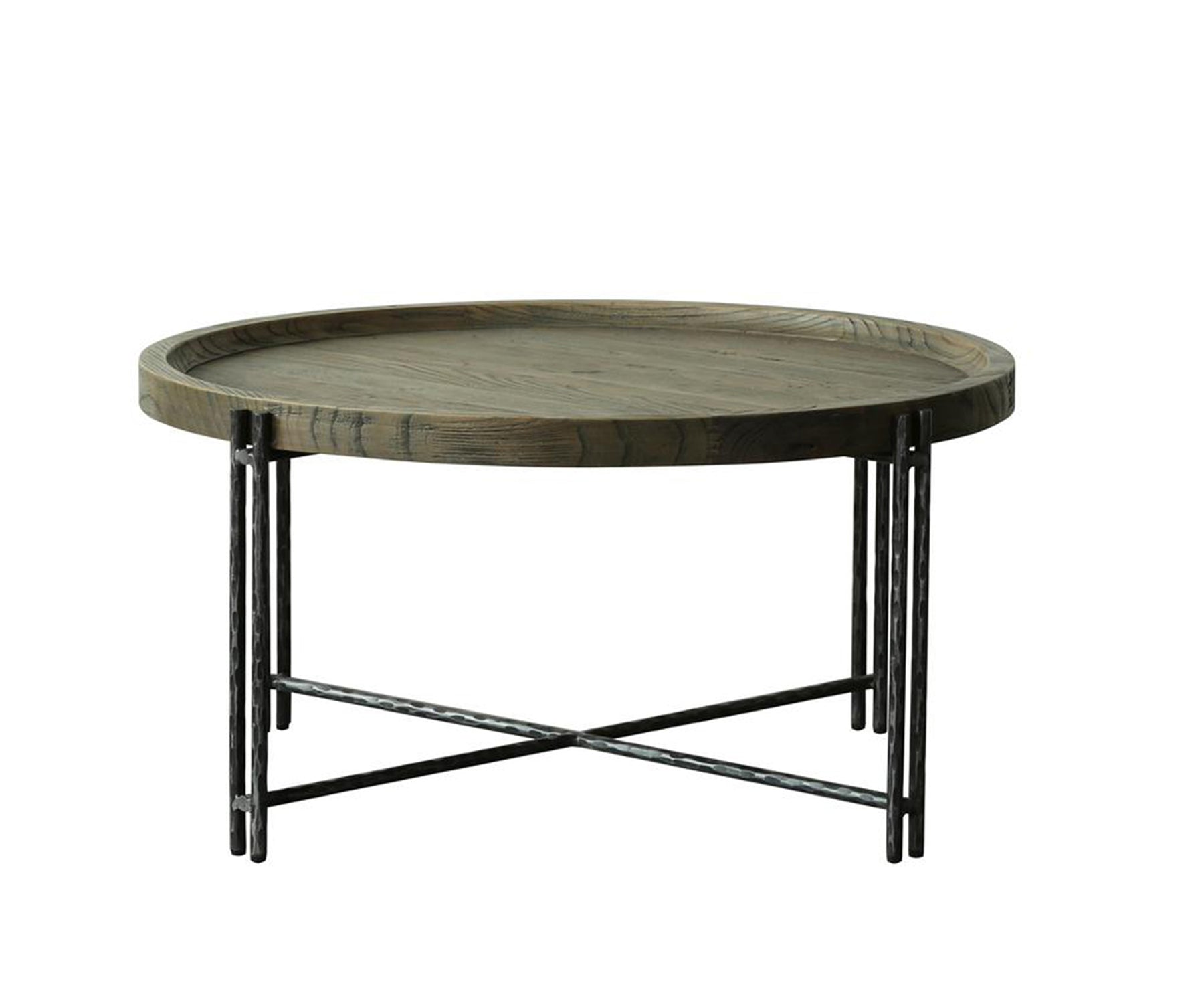 Logan Round Oak Coffee Table