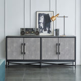 Luca Faux Shagreen Sideboard