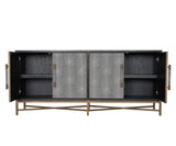 Luca Faux Shagreen Sideboard