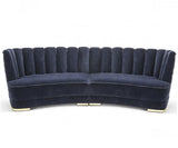 Lydia curved sofa